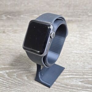 Apple Watch Series 3 38mm Space Gray Aluminum Black‎ Band M/L A1858 For Parts